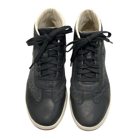 Cole Haan GrandPro Gray Leather & Wool Hi Top Casual Sneakers Women’s 7.5 - Picture 7 of 14
